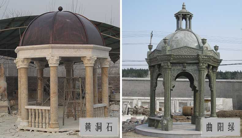 歐式景觀亭子，石雕大理石亭子，河北涼亭廠家