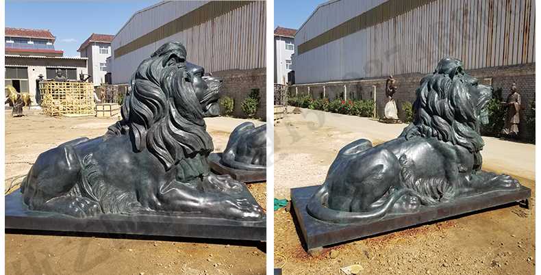 匯豐銀行銅獅子，銅雕塑廠家，歐式銅獅子